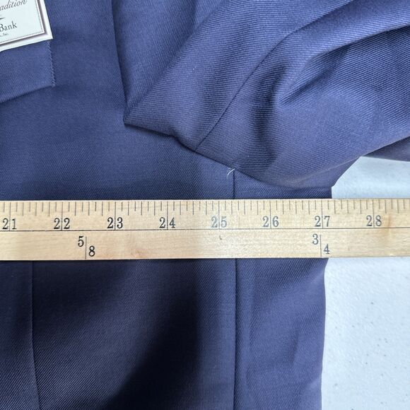 Jos. A. Bank Men's Blazer Sport Coat 50L 100% Wool Regal Bright Blue Twill $179 - Picture 10 of 12